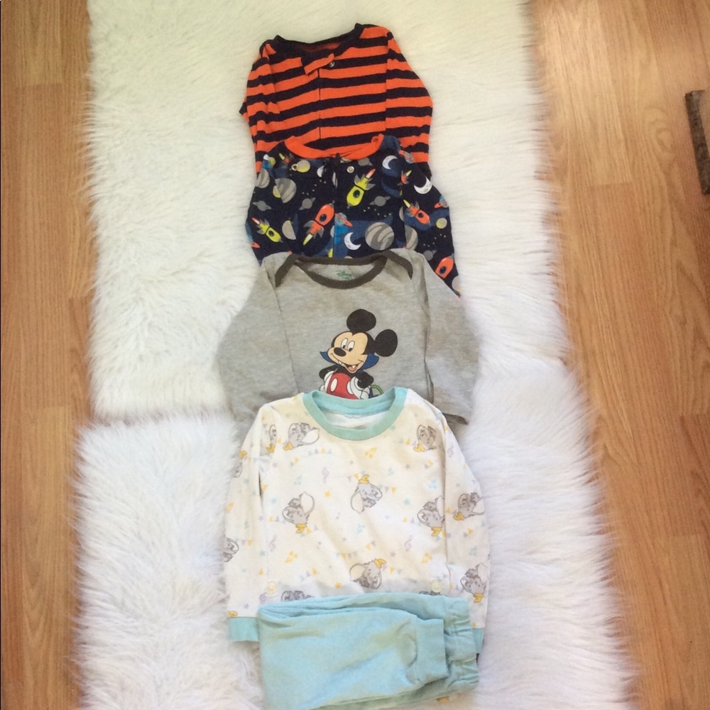 Carters Boys PJs Bundle Size 12 M